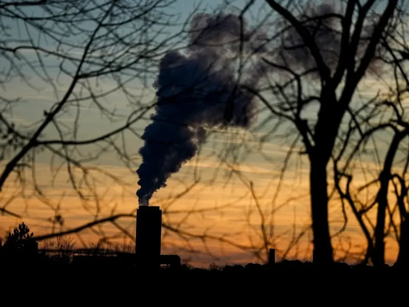 The Marshall Steam Station coal power plant operates Sunday, March 3, 2024, near Mooresville, N.C. (AP Photo/Chris Carlson)